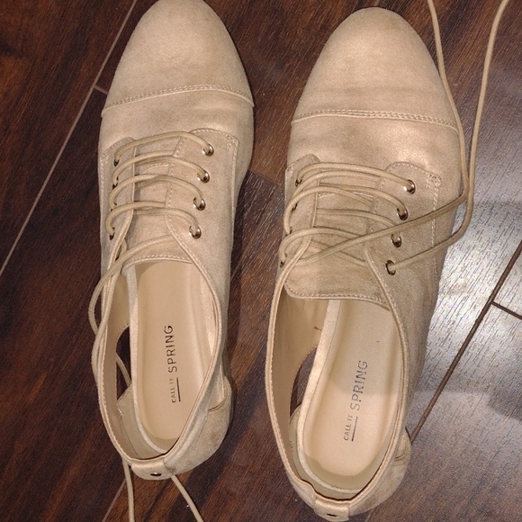 Spring Suade Flat Shoes - Picture 4 of 4